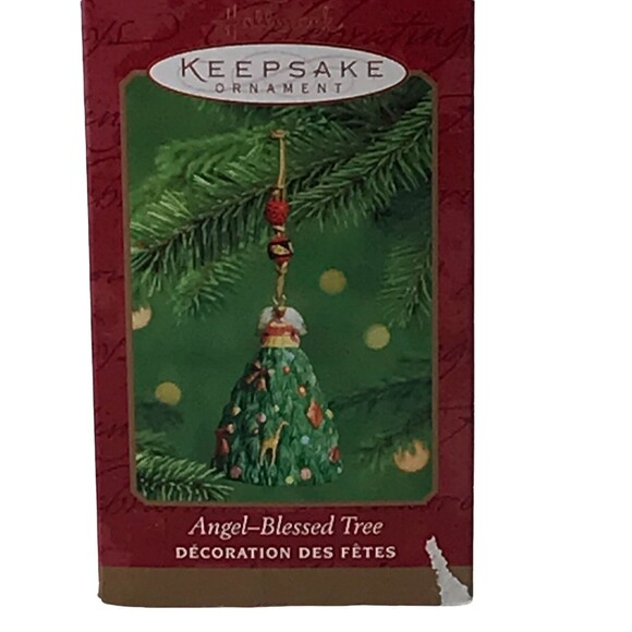Christmas Ornament Vintage 2000 Hallmark Keepsake Angel-Blessed Tree Holiday - Picture 1 of 6